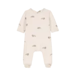 La face avant du pyjama Chubby Ecru phoques de la marque Studio Bohème