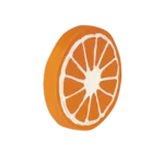 Le jouet Clementino The Orange anneau dentition de la marque Oli & Carol