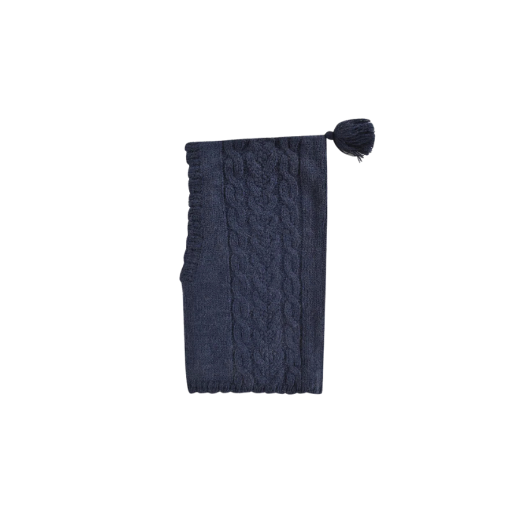 Cagoule Aliouki Marine de Louise Misha La face avant de la cagoule Aliouki couleur Marine de la marque Louise Misha