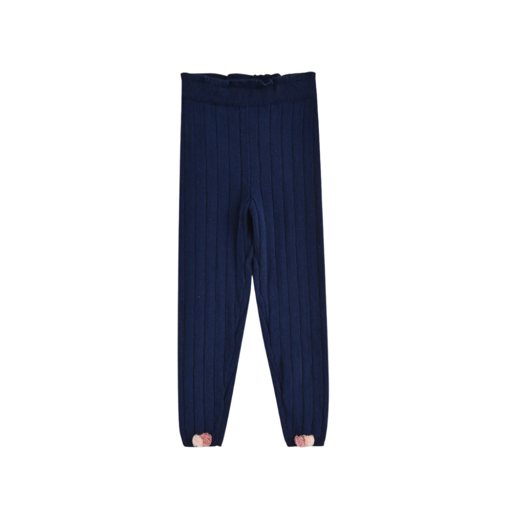 Legging Moldavia Marine de Louise Misha La face avant du legging Moldavia couleur Marine de la marque Louise Misha