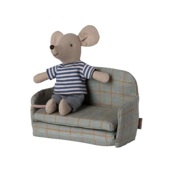 Visuel du Canapé-lit Souris Damier de la marque Maileg