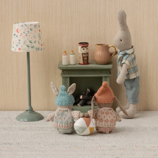 Visuel du Lapin Hiver, Micro - Marron - Rose de la marque Maileg