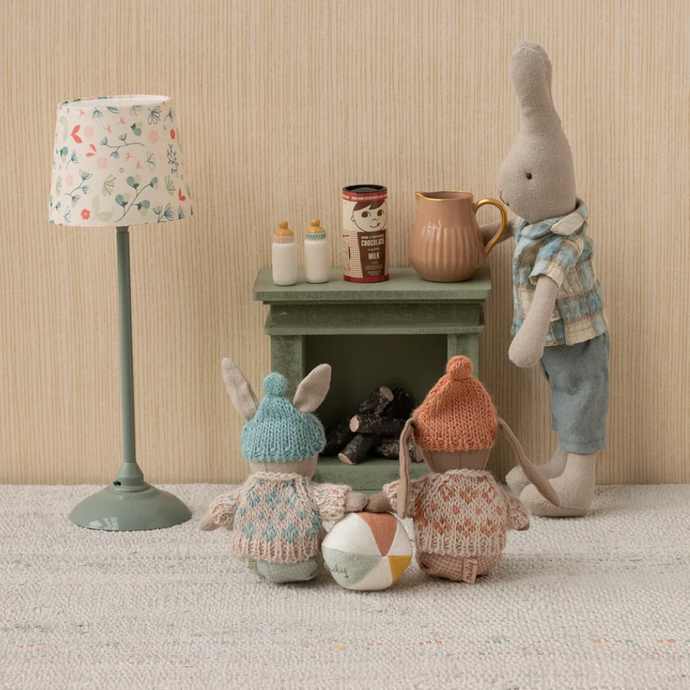 Visuel du Lapin Hiver, Micro - Marron - Rose de la marque Maileg